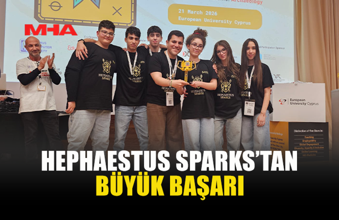GENÇ MUCİTLER GURURLANDIRDI: HEPHAESTUS SPARKS ÖDÜLLE DÖNDÜ