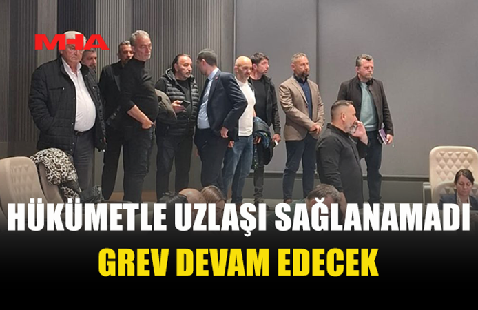 KRİZ MASASINDAN ANLAŞMA ÇIKMADI