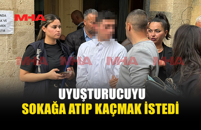 UY*ŞTURUCUYU SOKAĞA ATIP KAÇMAYA ÇALIŞTI