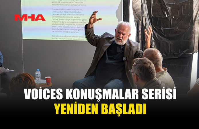 VOİCES KONUŞMALAR SERİSİ YENİDEN BAŞLADI, İLK KONUK METE HATAY OLDU
