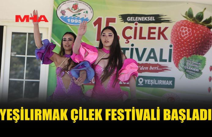 YEŞİLIRMAK ÇİLEK FESTİVALİ START VERDİ