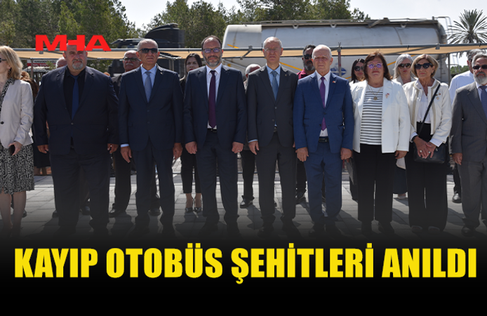 KAYIP OTOBÜS ŞEHİRLERİ İÇİN ANMA TÖRENİ DÜZENLENDİ