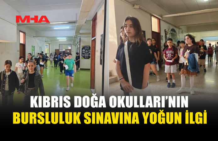 KIBRIS DOĞA OKULLARI’NDA 412 ÖĞRENCİ SINAV HEYECANI YAŞADI