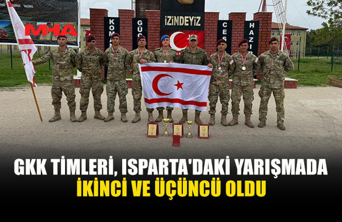 GKK TİMLERİ ISPARTA’DAN DERECEYLE DÖNDÜ