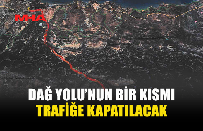 GİRNE DAĞ YOLUNDA TRAFİK DÜZENLEMESİ BAŞLIYOR