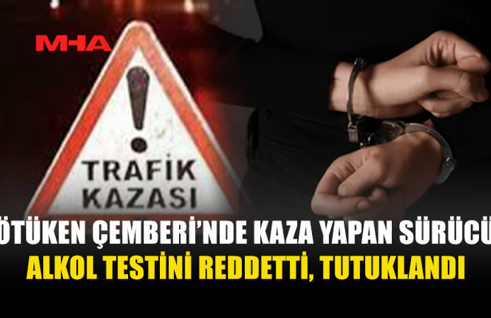 DİREKSİYON HAKİMİYETİNİ KAYBEDEN SÜRÜCÜ DUVARA ÇARPTI