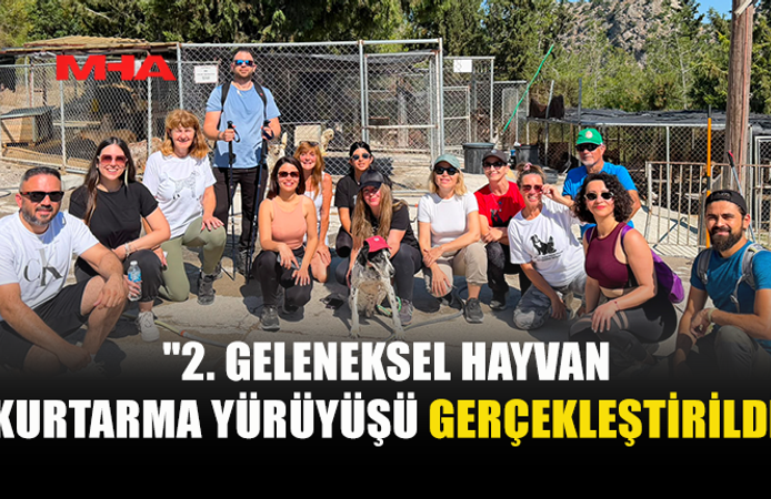 GİRNE’DE HAYVANLAR İÇİN ANLAMLI YÜRÜYÜŞ