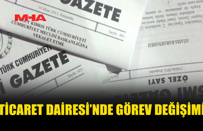 TİCARET DAİRESİ MÜDÜRÜ SEVİL YÖNLÜER GÖREVDEN ALINDI