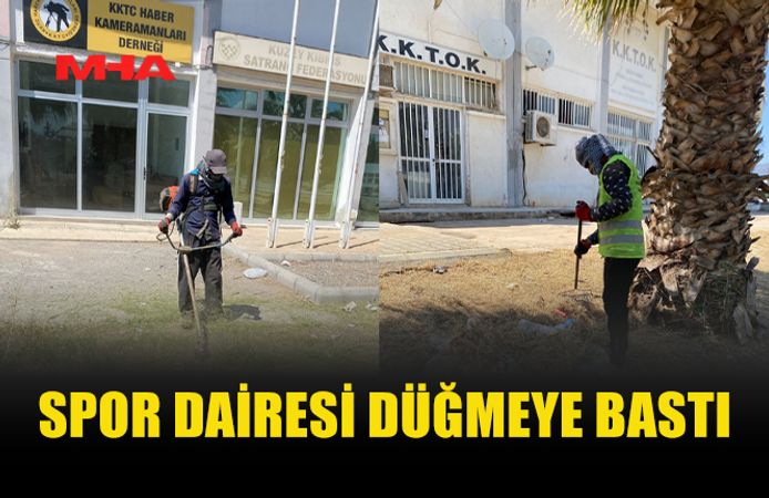 SPOR DAİRESİ'NDEN SPOR TESİSLERİNE BAKIM HAMLESİ