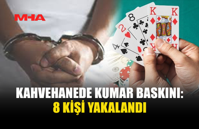GAZİMAĞUSA’DA KAHVEHANEYE KUMAR OPERASYONU