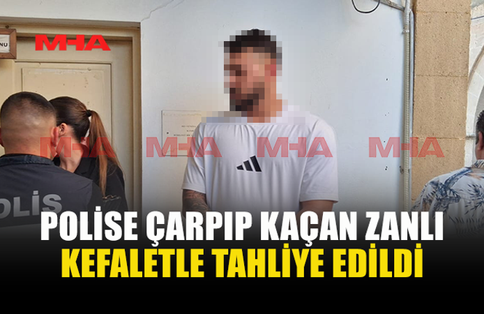 105 KİLOMETRE HIZLA POLİSE ÇARPTI, TUTUKSUZ YARGILANACAK