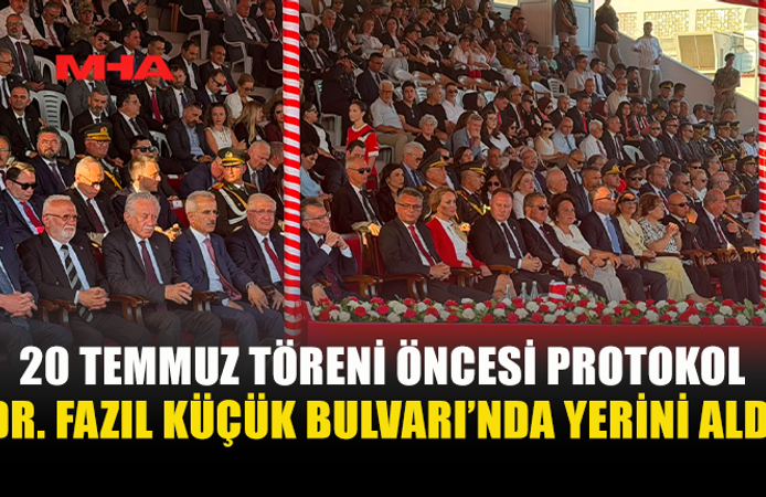 20 TEMMUZ RESMİ GEÇİDİ ÖNCESİ ÖNEMLİ İSİMLER AYNI TÖRENDE BULUŞTU