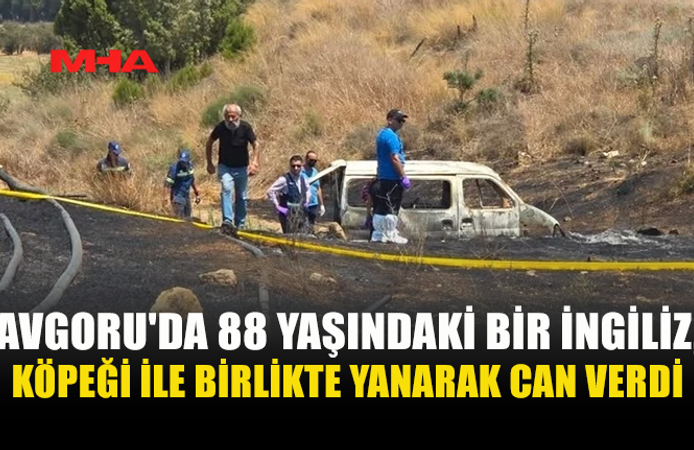 ARAÇ ALEV ALDI: 88 YAŞINDAKİ İNGİLİZ VE KÖPEĞİ HAYATINI KAYBETTİ