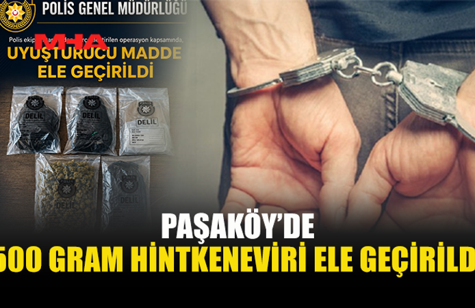 500 GRAM UY*ŞTURUCUYU ALMAYA GELDİLER, POLİS BASKIN YAPTI