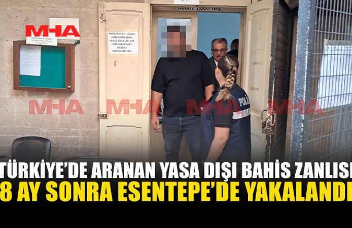 GEMİDE GİZLENEREK KKTC’YE GİRDİ, ESENTEPE’DE YAKALANDI