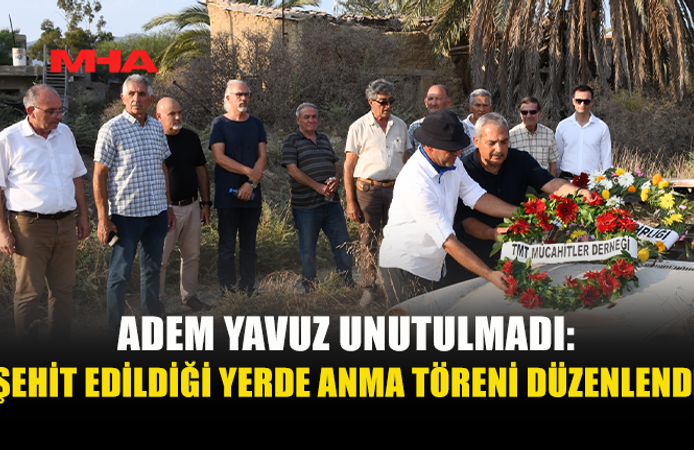 GAZETECİ ADEM YAVUZ, ŞEHİT EDİLDİĞİ YERDE ANILDI