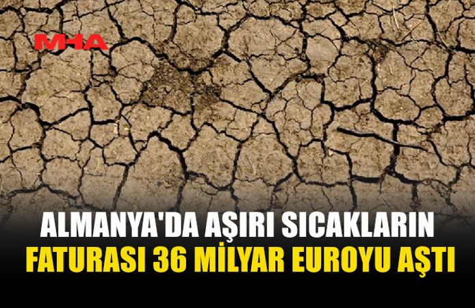 AŞIRI SICAKLAR ALMANYA EKONOMİSİNE 36 MİLYAR EUROYA MAL OLDU