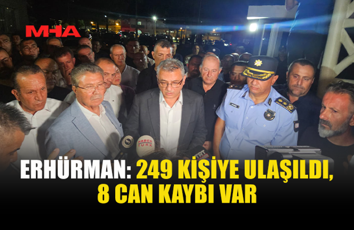 ERHÜRMAN: GEMİ FACİASINDA ARAMA-KURTARMA ÇALIŞMALARI GECE BOYUNCA SÜRECEK