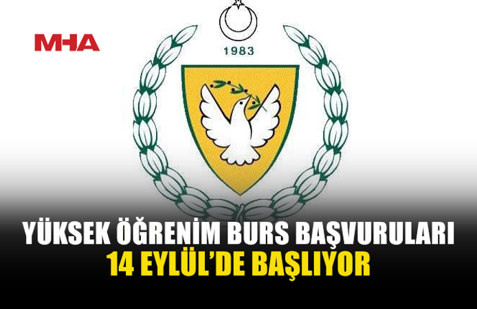 YÜKSEK ÖĞRENİM BURS BAŞVURULARI 14 EYLÜL’DE BAŞLIYOR