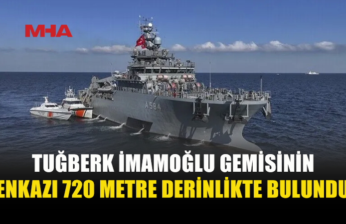 SİLİVRİ AÇIKLARINDA BATTAN GEMİ 720 METRE DERİNLİKTE TESPİT EDİLDİ