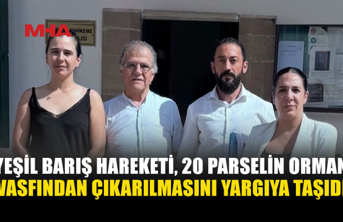 20 PARSELİN ORMAN VASFI KALDIRILDI: YEŞİL BARIŞ HAREKETİ DAVA AÇTI