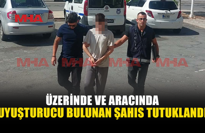 İSKELE’DE ARAÇ İÇERİSİNDE 4 GRAM HİNTKENEVİRİ BULUNDU