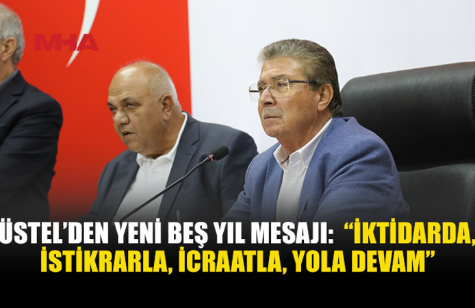 ÜSTEL: “ÜLKENİN MİMARI ULUSAL BİRLİK PARTİSİ’DİR”