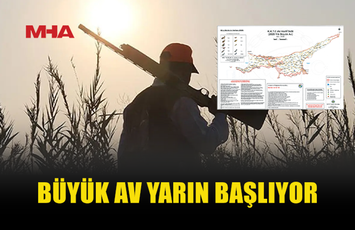 BÜYÜK AV SEZONU YARIN AÇILIYOR!