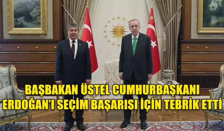 BAŞBAKAN ÜSTEL, CUMHURBAŞKANI ERDOĞAN'I TELEFONLA ARAYARAK SEÇİM ZAFERİNİ KUTLADI