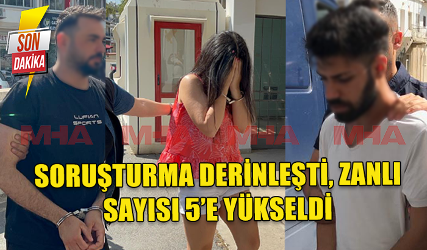 GAZİMAĞUSA'DAKİ OTO GALERİSİNE YAPILAN SALDIRIDA TUTUKLANAN ZANLI SAYISI 5'E ÇIKTI