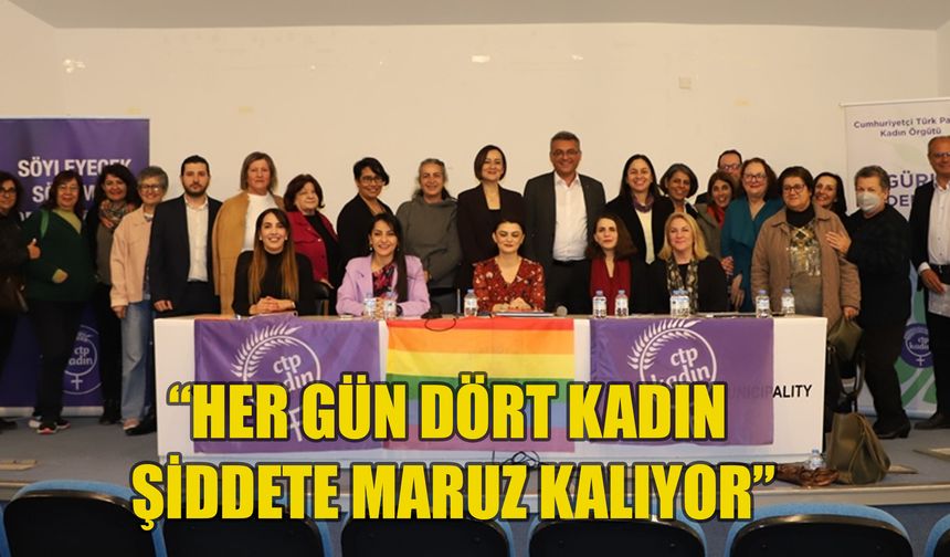 CTP Kadın Örgütü Kadınlar Günü dolayısıyla konferans düzenledi