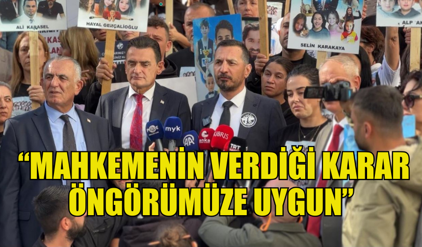 ESENDAĞLI: “MAHKEMENİN VERDİĞİ KARAR ÖNGÖRÜMÜZE UYGUN”