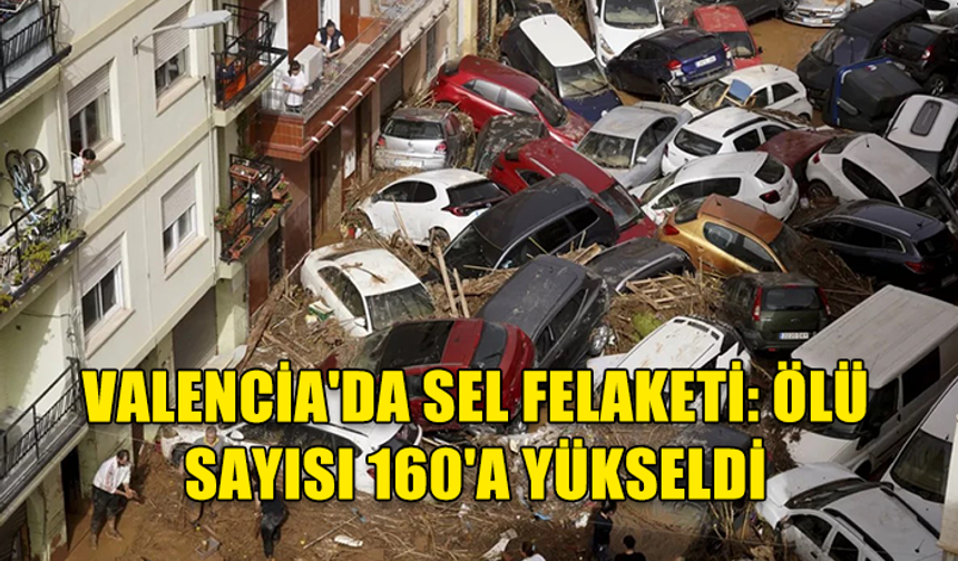 İSPANYA'DA VALENCİA BÖLGESİNDE SEL FELAKETİ