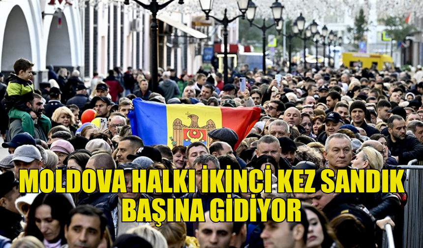 MOLDOVA'DA HALK CUMHURBAŞKANINI SEÇMEK İÇİN İKİNCİ KEZ SANDIK BAŞINA GİDİYOR