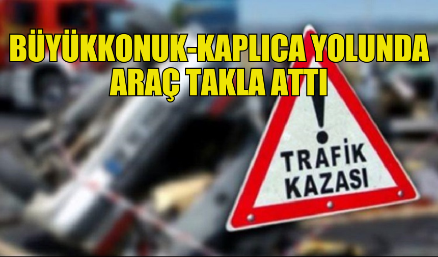 VİRAJI ALAMAYAN ARAÇ SU KANALINA DÜŞTÜ, 4 YARALI