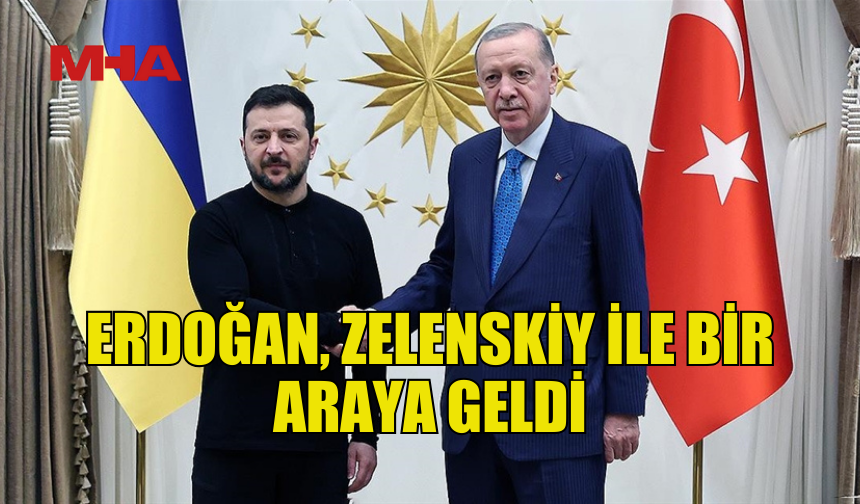 ERDOĞAN, ZELENSKİY İLE ANKARA'DA BİR ARAYA GELDİ