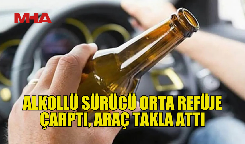 DİREKSİYON HAKİMİYETİNİ KAYBETTİ, BARİYERE ÇARPTI