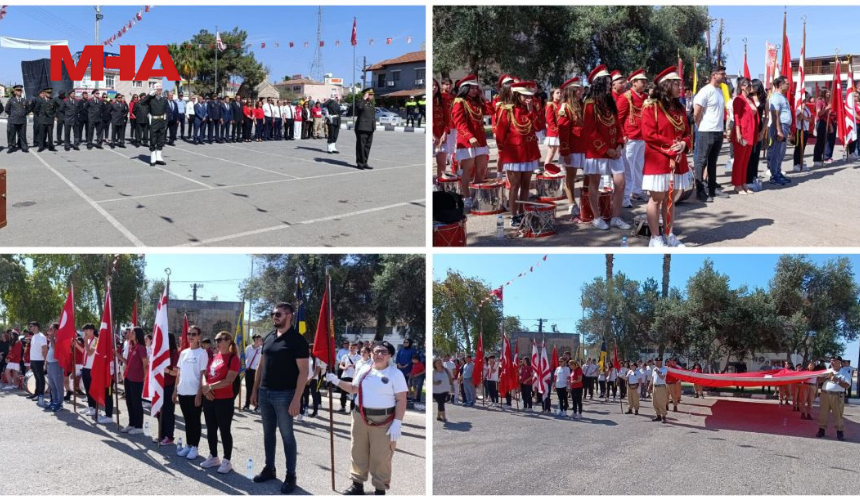 19 MAYIS, İSKELE ’DE DÜZENLENEN TÖRENLE KUTLANDI