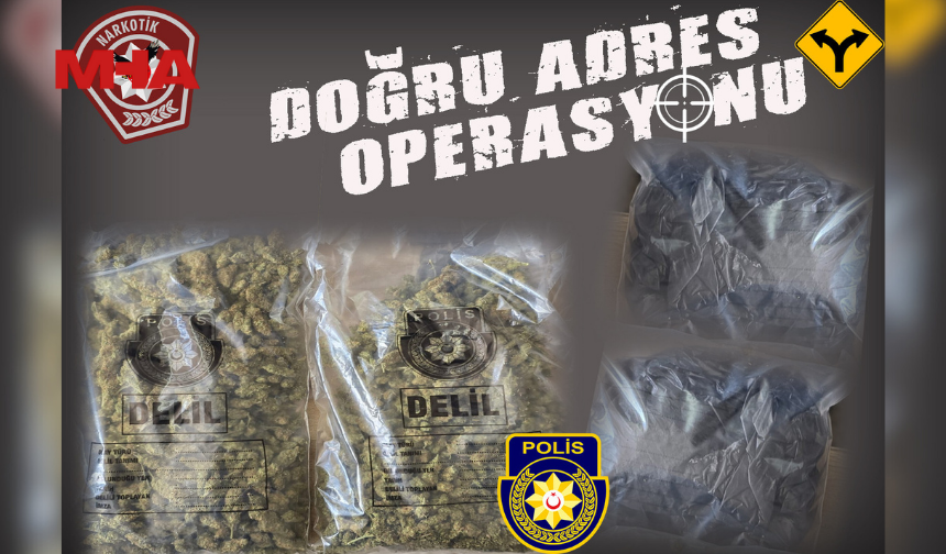 GAZİMAĞUSA’DA YAPILAN OPERASYONDA 850 GRAM HİNTKENEVİRİ ELE GEÇİRİLDİ