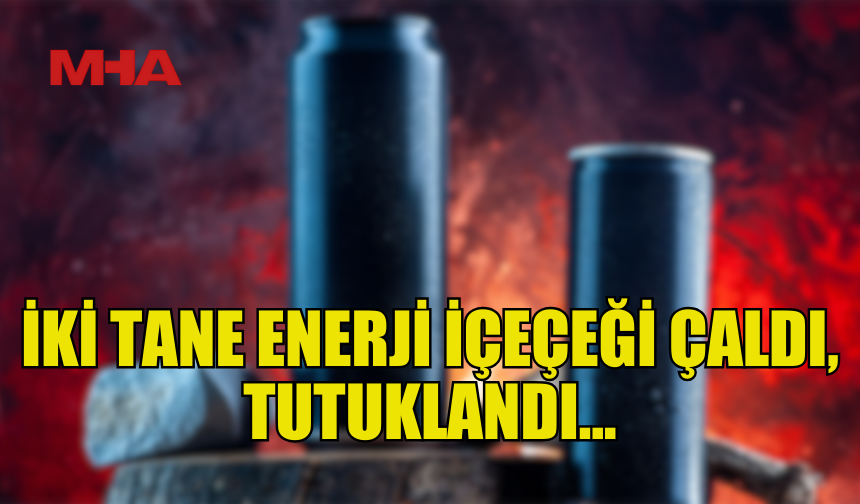 MARKET BUZDOLABINDAN ENERJİ İÇECEĞİ ÇALAN ZANLI TUTUKLANDI
