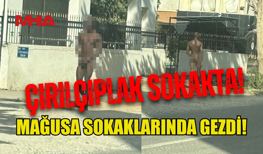 MAGEM ARENA YOLUNDA ÇIPLAK ŞAHIS ŞAŞKINLIK YARATTI