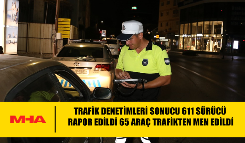 LEFKOŞA VE İSKELE’DE ASAYİŞ VE TRAFİK DENETİMLERİ: 611 SÜRÜCÜ RAPOR EDİLDİ, 65 ARAÇ TRAFİKTEN MEN EDİLDİ