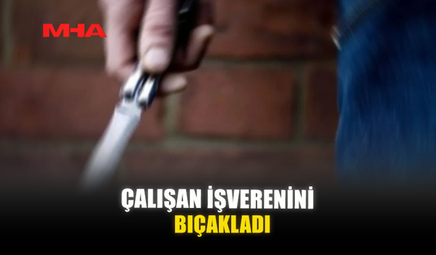 ÇALIŞAN İŞVERENİNİ BIÇAKLADI