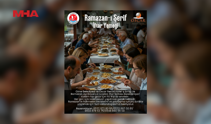 GİRNE’DE RAMAZAN BOYUNCA İFTAR SOFRASI KURULACAK