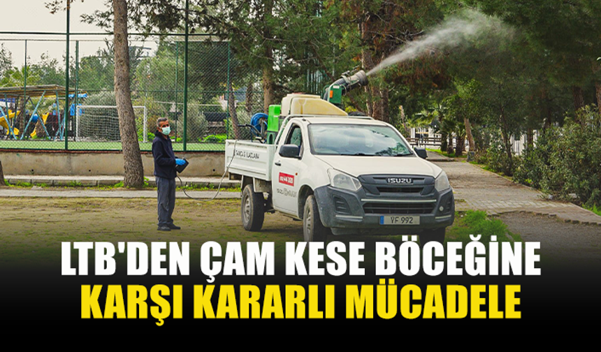 LTB'DEN ÇAM KESE BÖCEĞİNE KARŞI KARARLI MÜCADELE