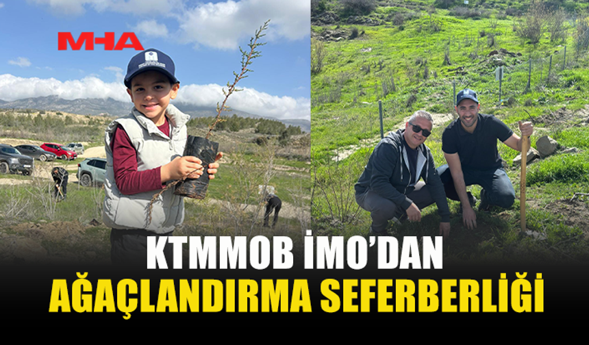 İNŞAAT MÜHENDİSLERİ ODASI AĞAÇ DİKME ETKİNLİĞİ DÜZENLEDİ