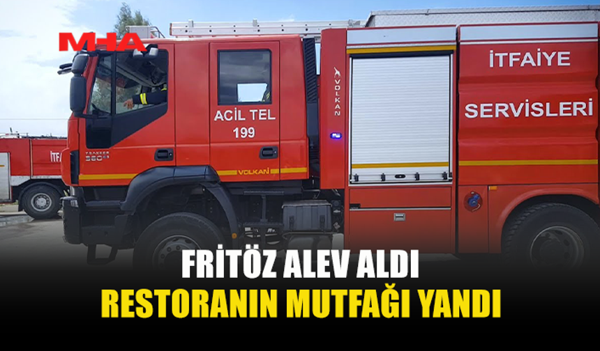 LEFKOŞA’DA RESTORAN MUTFAĞINDA YANGIN