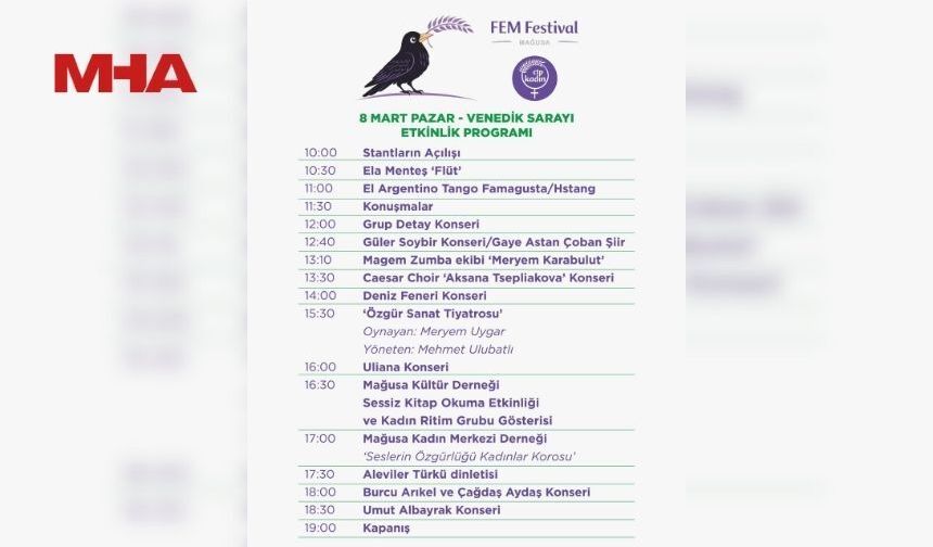 CTP KADIN ÖRGÜTÜ GAZİMAĞUSA’DA “FEM FESTİVAL” DÜZENLİYOR