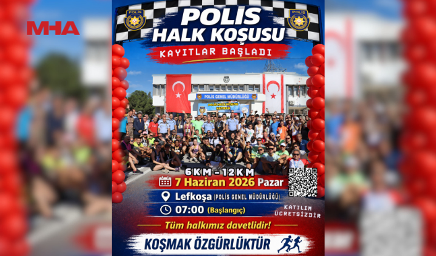 4’ÜNCÜ GELENEKSEL POLİS-HALK KOŞUSU İÇİN KAYITLAR BAŞLADI