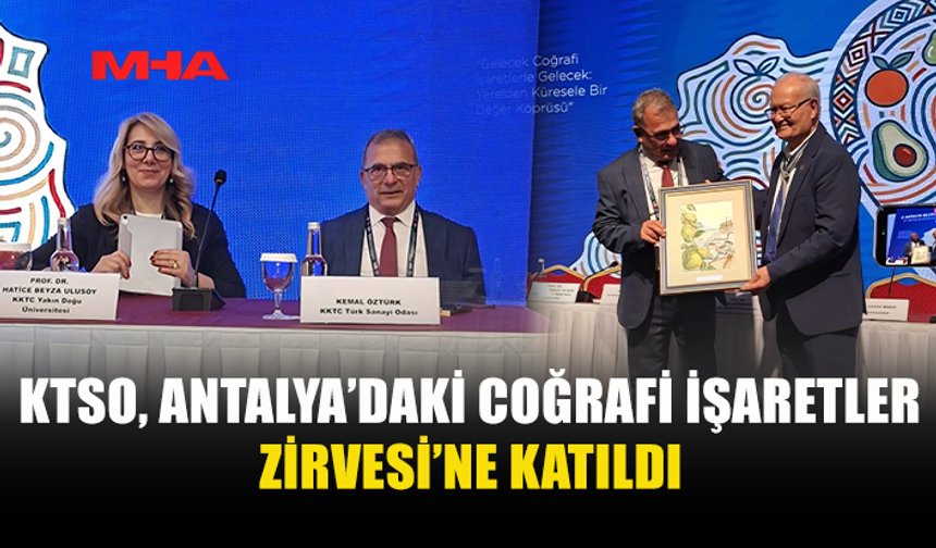 KTSO ANTALYA ZİRVESİNDE HELLİMİ ANLATTI